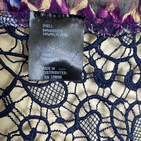 NWT Desigual Tie Dye Maxi Dress Vest Serpens size 4. Multi Color crochet - Picture 14 of 14